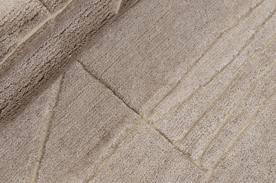 Landscape käsinsolmittu beige