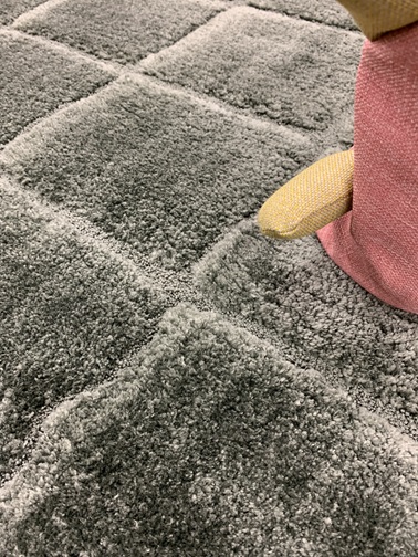 Feliz nukkamatto vihreä ruudukko