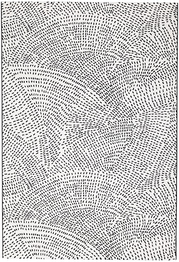 Ink valkomusta pilkullinen 135x200 cm