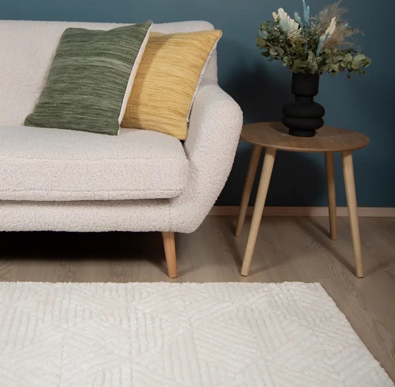 Modena nukkamatto valkoinen