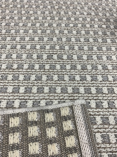 Sienna villamatto Ruudukko vaalea