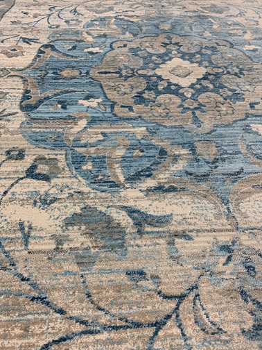 Vintage beige-turkoosi