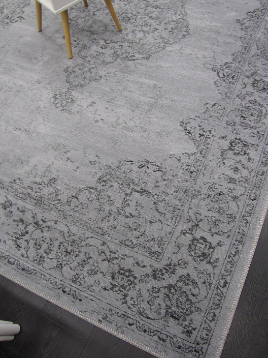 Tivoli chenille puuvillamatto keskiharmaa 200x290 cm