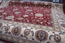 [571201464240340PU] Da Vinci nukkamatto punainen avoin kenttä 240x340 cm