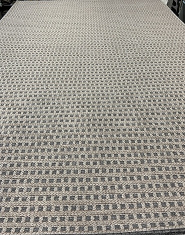 Sienna villamatto Ruudukko beige