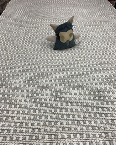 [910076002160230VAALEA] Sienna villamatto Ruudukko vaalea (160 x 230)