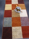 Infinity nukkamatto terracotta 80x150 cm