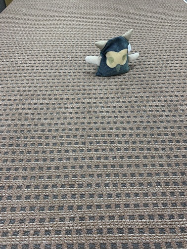 Sienna villamatto Ruudukko Kastanja