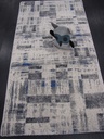 Infinity nukkamatto harmaa/sininen 80x150 cm