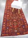 [137374794308VP] Kamseh käsinsolmittu matto viininpunainen 94x308 cm