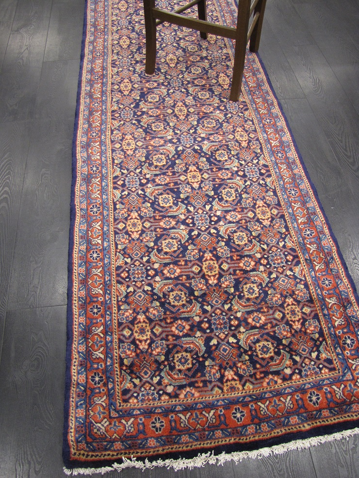 Mahal käsinsolmittu villamatto 81x298 cm