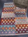 [139698581121RZ] Afghan Kelim villamatto 81x120 cm