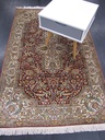 [5] Kashmir silk käsinsolmittu matto 98x156 cm