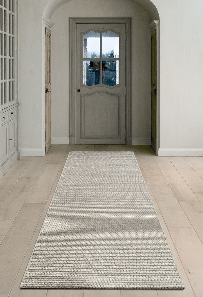 Nordic käytävävillamatto vaalea rullat