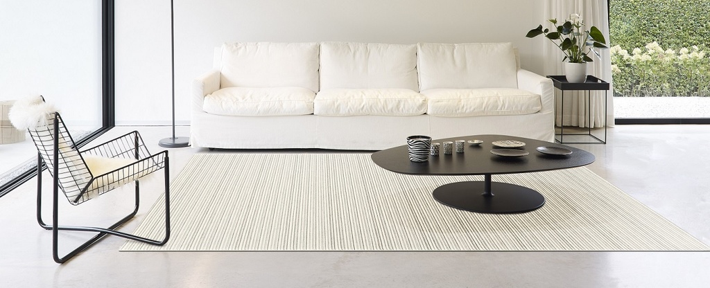 [991316000240330LV] Nordic villamatto ura luonnonvaalea (240 x 330)