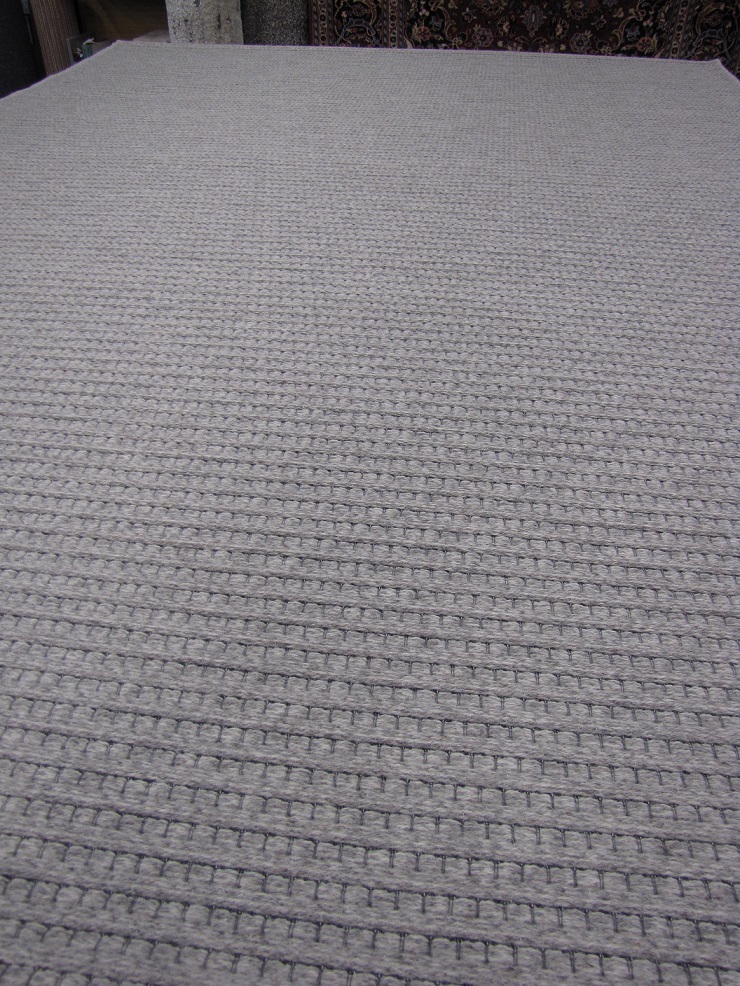 [992163005140200H] High Line villamatto kohokuvio harmaa 140x200 cm