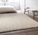 [390012211160230BL] Twilight pörröinen nukkamatto beige/lv (160 x 230)