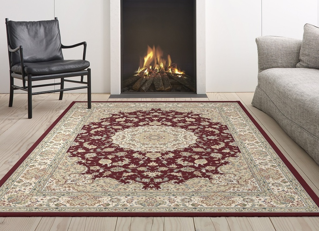 [574181414160230P] Savona nukkamatto punainen medaljonki (160 x 230)