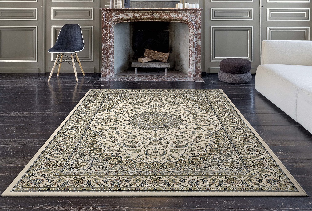 Savona nukkamatto beige medaljonki