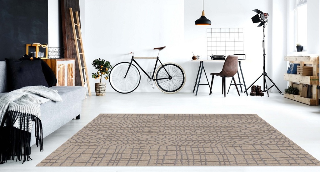 Lastu villamatto Vm-Carpet (hopea, 80 x 150)