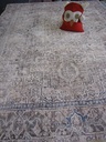 [KULAT0676130190V] Vintage Kula vaalea medaljonki 130x190 cm