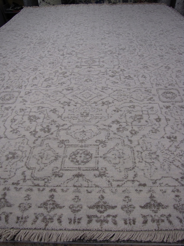 [4555620200295B] Djobie villamatto beige kuviollinen 200x295 cm