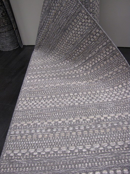 Toscana käytävämatto harmaa kuvio 120 cm rulla