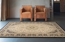 [7252100200300S] Diamond villamatto sininen medaljonki 200x300 cm