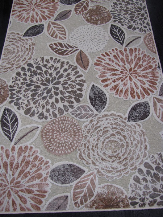 [9385686666] Oriental viskoosimatto Pioni 100x140 cm