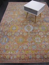 [473174AK991TUR] Festival nukkamatto värikäs persikka ta turkoosi 160x230 cm (turkoosi)