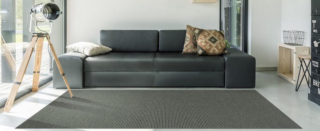 Nordic villamatto tummanharmaa