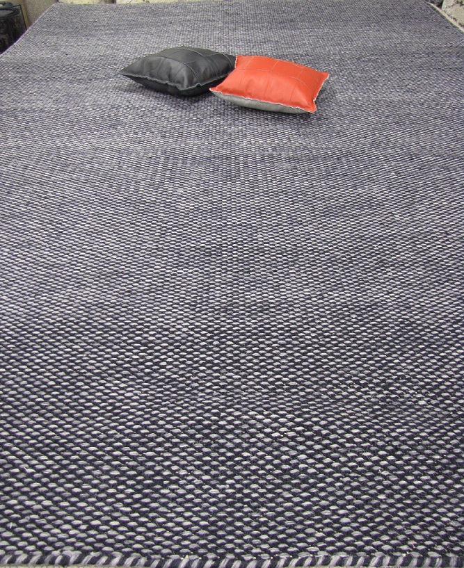 Villadurri matto musta-harmaa