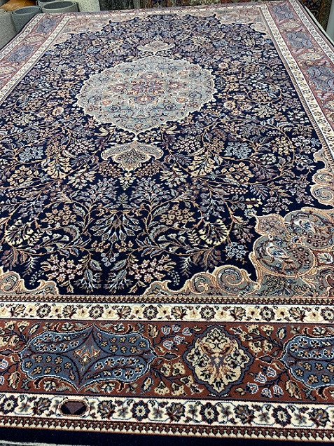 Diamond villamatto tummansininen 200x300 cm