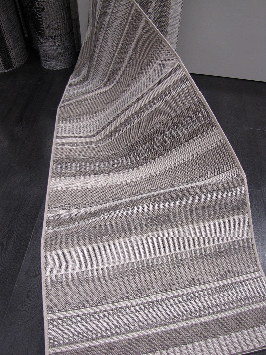 Piemonte käytävämatto beige raita 80 cm rulla