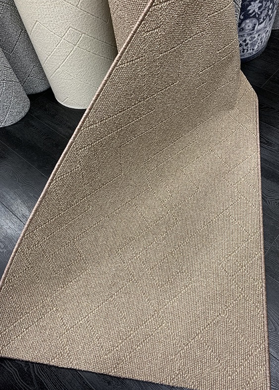 Lastu käytävämatto vaaleabeige 80 cm leveä rulla