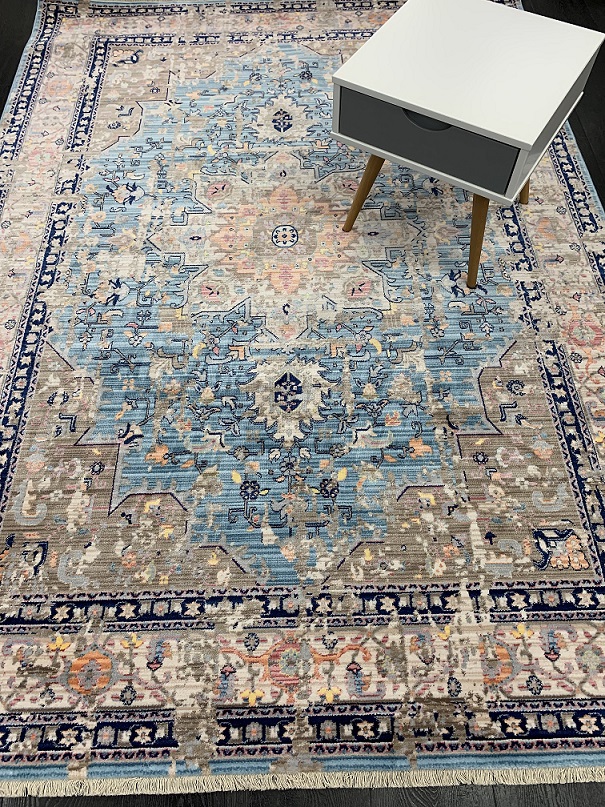 Prime nukkamatto sininen 200x290 cm