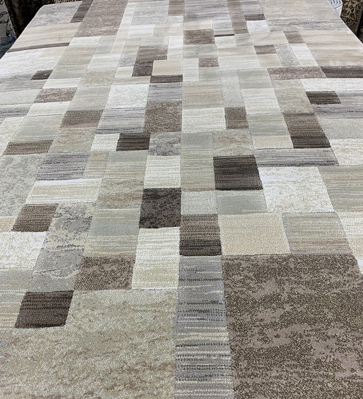 [638179243160230BE] Argentum nukkamatto pienet laatikot beige 160x230 cm