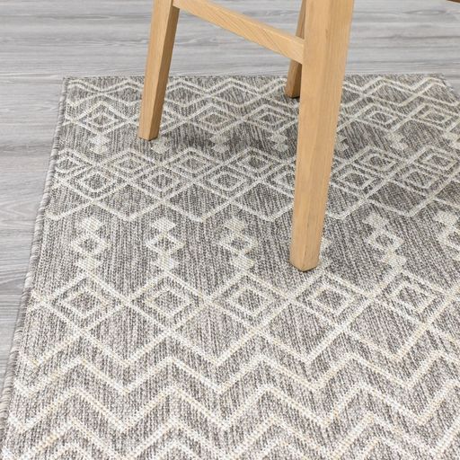 Pihla sileäksi kudottu matto taupe