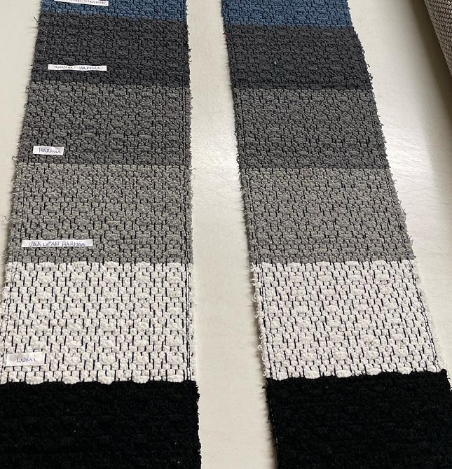 [AAVA100200HAR] Aava puuvillamatto harmaan sävyt (harmaa, 100 x 200)