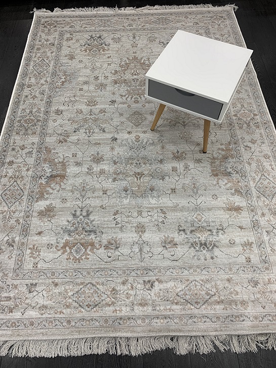 [9172046969160230HATER] Savoy viskoosimatto vaalea-terrakuvio (160 x 230)