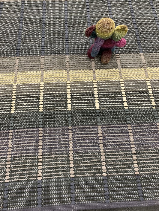 [ORIGAMIPV140200MUS] Origami puuvilla mustanharmaa Finarte (140 x 200)