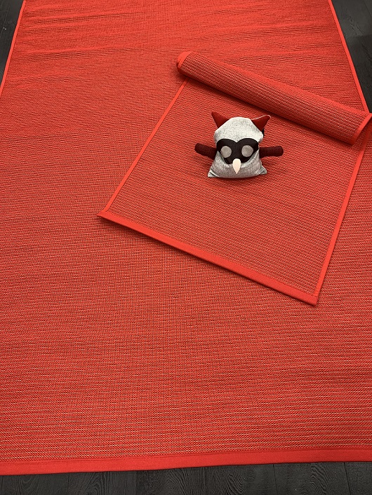 [LUMIA100200] Lumia puuvilla-paperinaru kirkaspunainen (100 x 200)