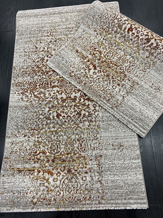 Patina nukkamatto beige-terra-kulta 80x140 cm