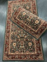 [436240067130VIHR] Kashqai villamatto vihreä 67x130 cm