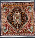 Kashqhai käsinsolmittu villamatto 63x66 cm
