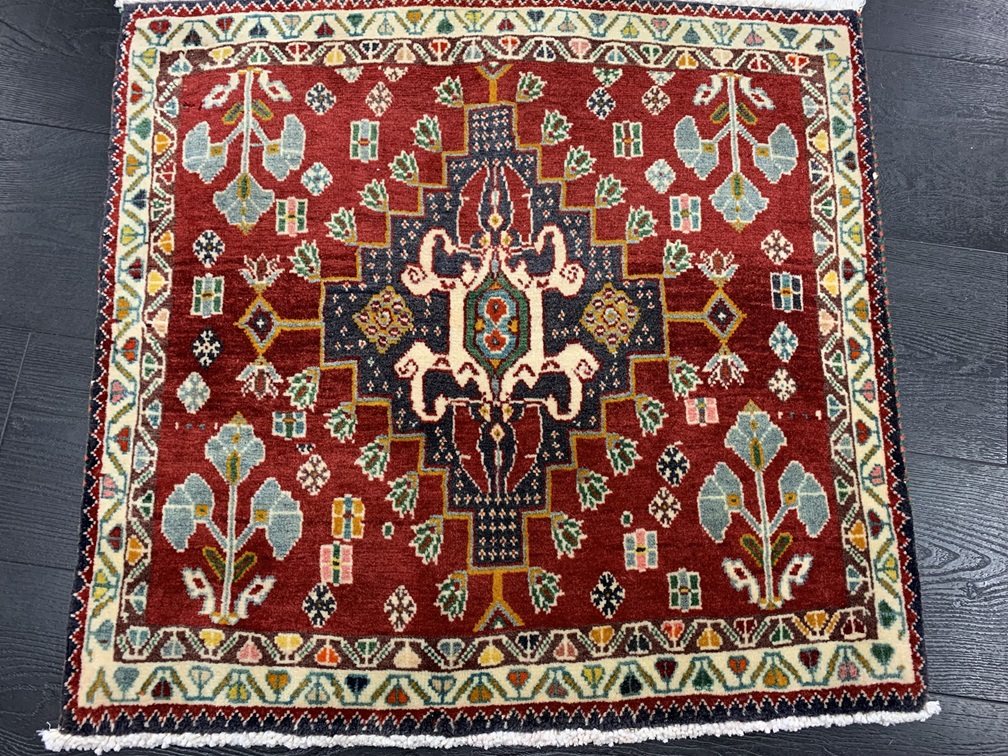 [KASHQHAI5106676468PUN] Kashqhai käsinsolmittu villamatto 64x68 cm