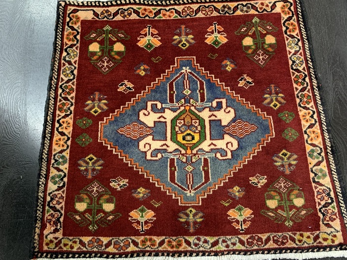 [KASHQHAI14504636366PUN] Kashqhai käsinsolmittu villamatto 56x60 cm