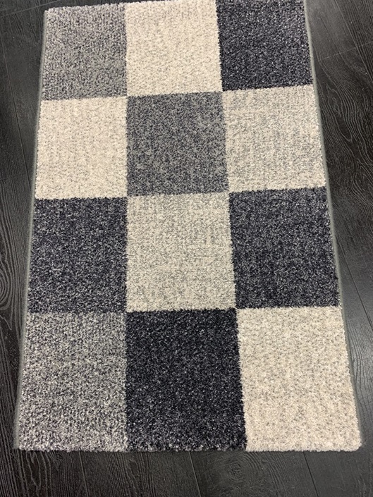 [3254792686090HARMAA] Infinity nukkamatto 60x90 cm palikka sininen tai harmaa