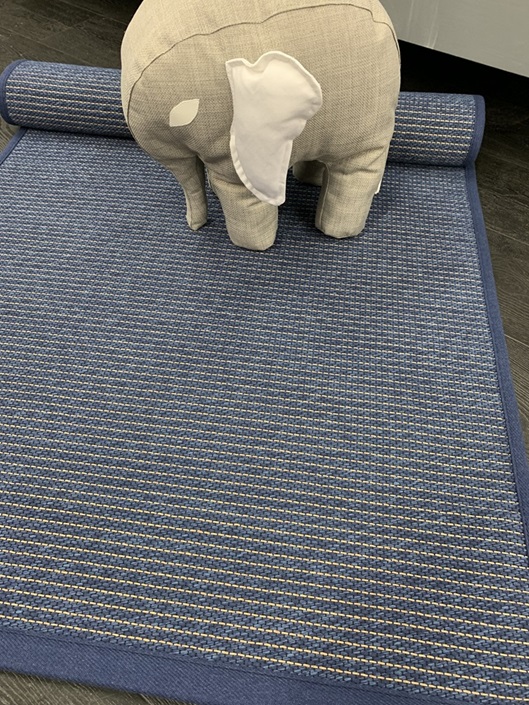 Lumia puuvilla-paperinarumatto sininen