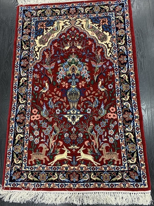 Isfahan käsinsolmittu 70x107 cm